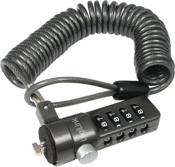 Kabllo sigurie LogiLink NBS004, 1.8m, e zezë - 1