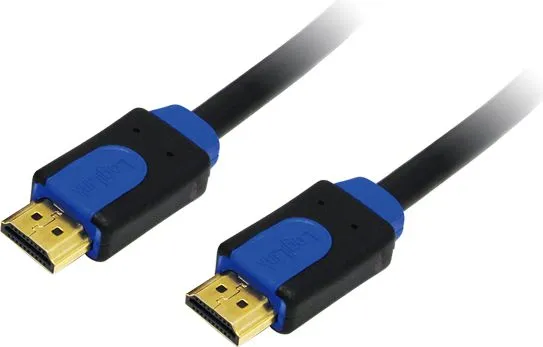 Kabllo LogiLink HDMI - HDMI CHB1105, 5 m, e zezë/kaltër - 1