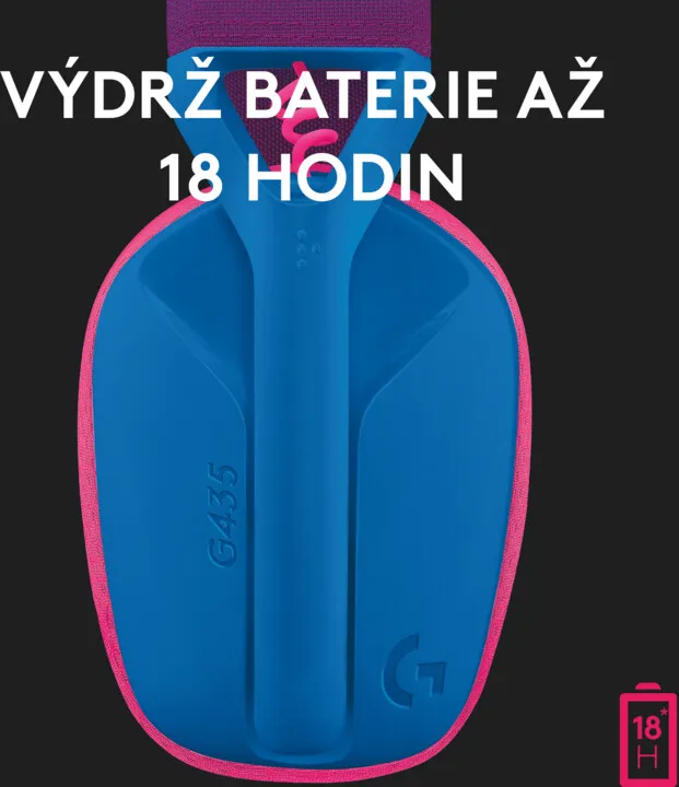 Kufje Logitech G435, të kaltra - 11