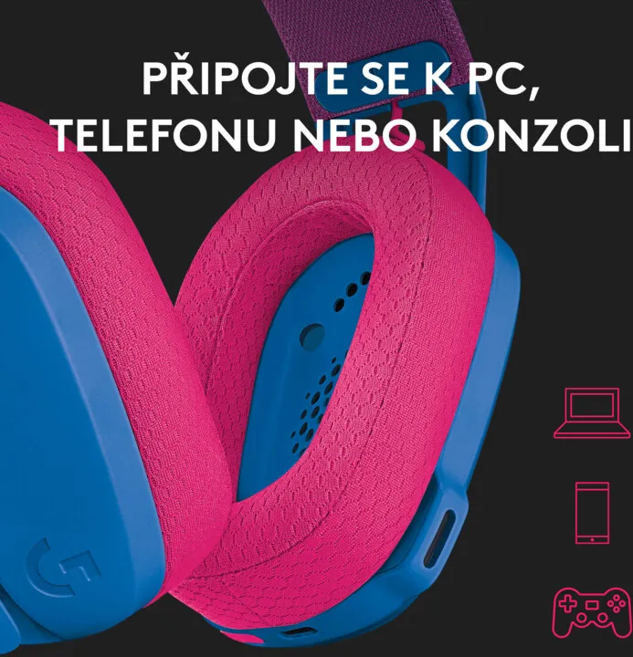 Kufje Logitech G435, të kaltra - 13