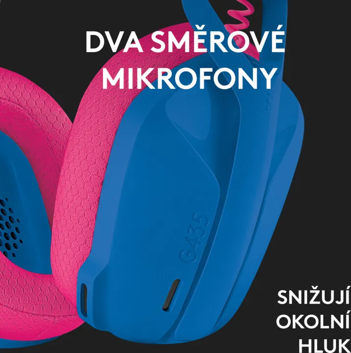 Kufje Logitech G435, të kaltra - 9
