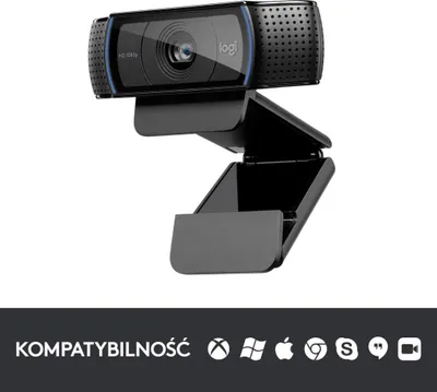 Kamera web Logitech HD Pro C920, Full HD 1080p, e zezë - 5
