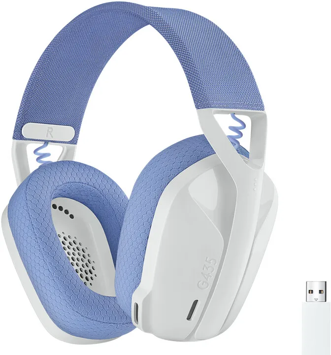 Kufje Logitech G435, të bardha - 1