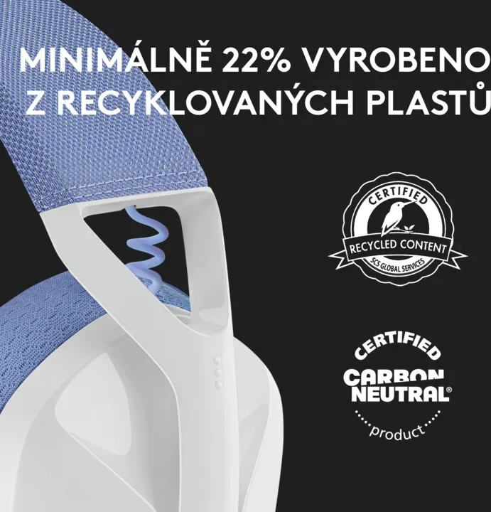 Kufje Logitech G435, të bardha - 13