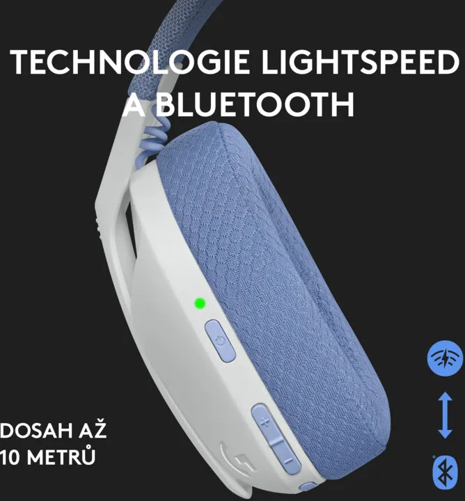 Kufje Logitech G435, të bardha - 8