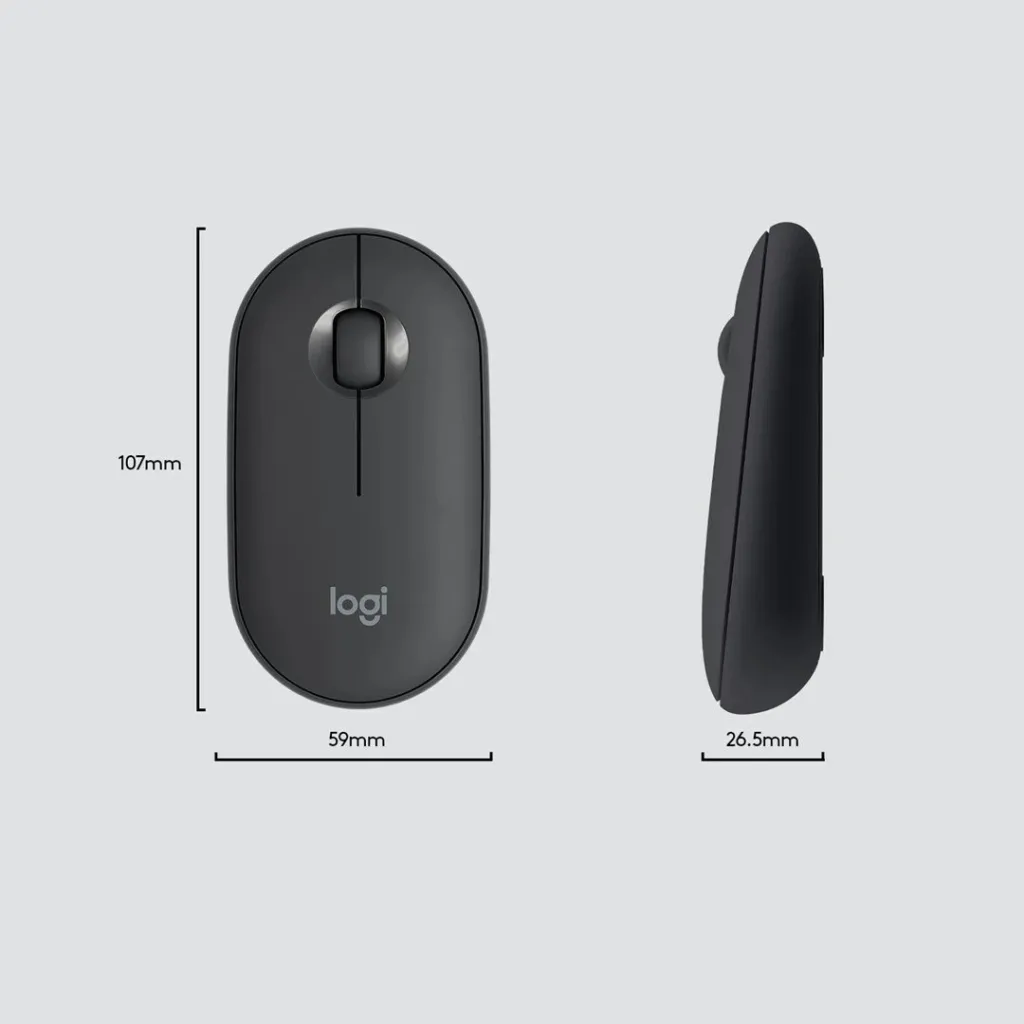 Tastierë me maus Logitech MK470 Slim (920-009204), e hirtë - 8
