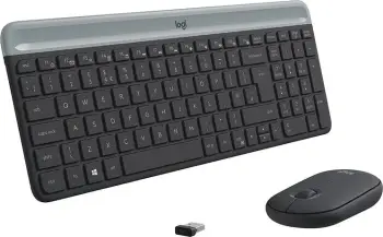 Tastierë me maus Logitech MK470 Slim (920-009204), e hirtë