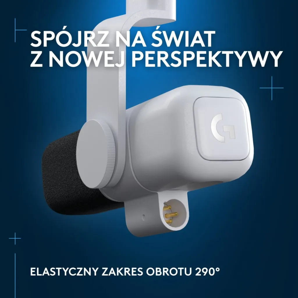 Mikrofon Logitech G Yeti Studio (988-000566), i bardhë - 11