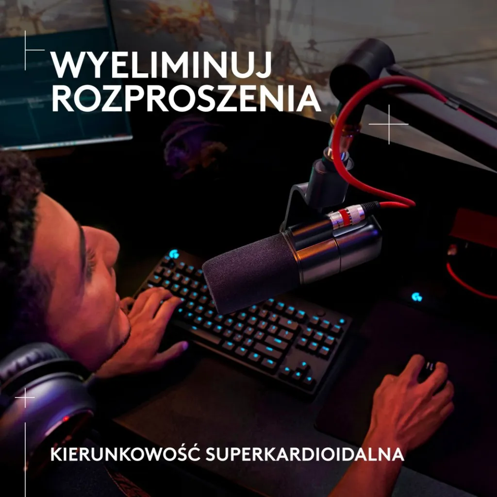 Mikrofon Logitech G Yeti Studio (988-000566), i bardhë - 10