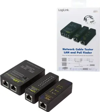 Testues i kabllove të rrjetit LogiLink with PoE