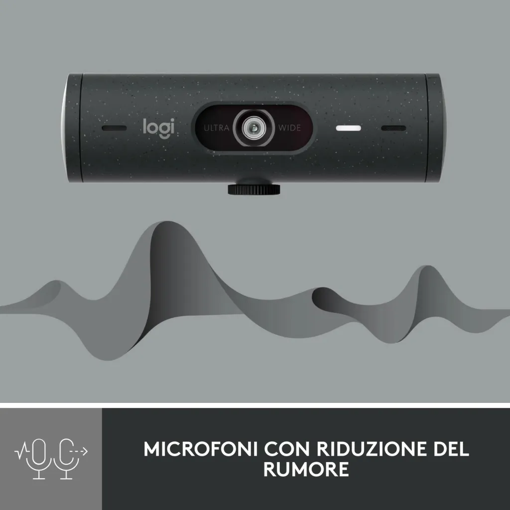 Kamerë Logitech Brio 500 960-001422, Full HD, grafit - 15