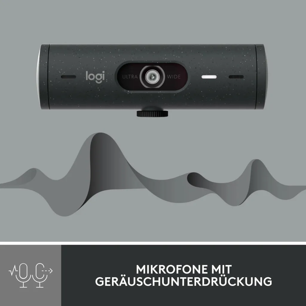 Kamerë Logitech Brio 500 960-001422, Full HD, grafit - 3