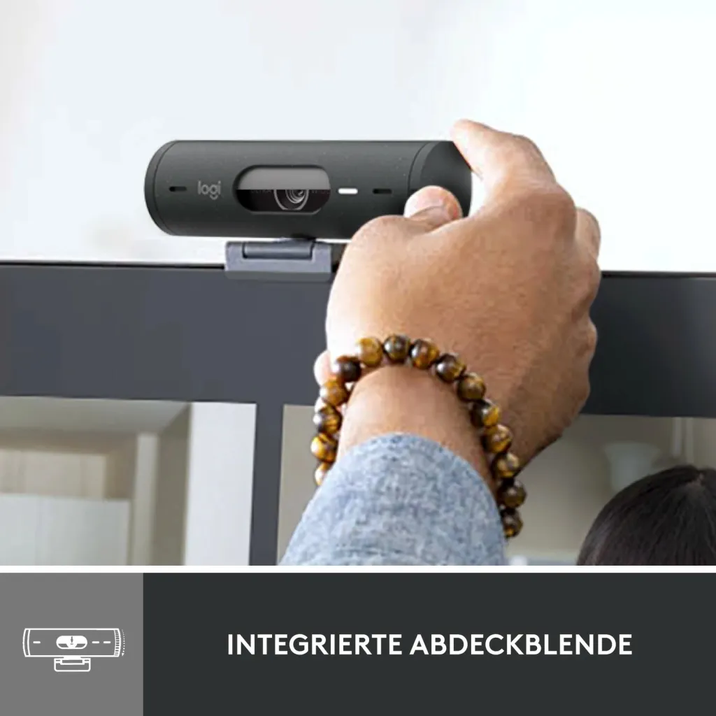 Kamerë Logitech Brio 500 960-001422, Full HD, grafit - 4
