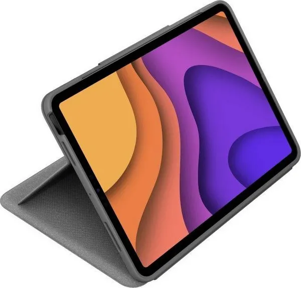 Mbështjellës dhe tastierë Logitech Folio Touch për iPad Air® (4th & 5th generation), US, i hirtë - 3