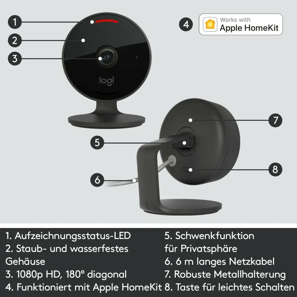 Kamerë e sigurisë IP Logitech Circle View - 5