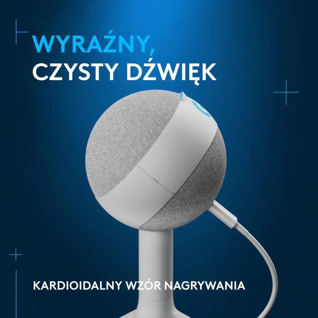 Mikrofon Logitech G Yeti Orb (988-000558), i bardhë - 6