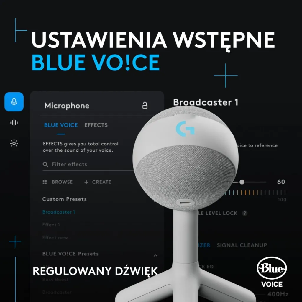 Mikrofon Logitech G Yeti Orb (988-000558), i bardhë - 7
