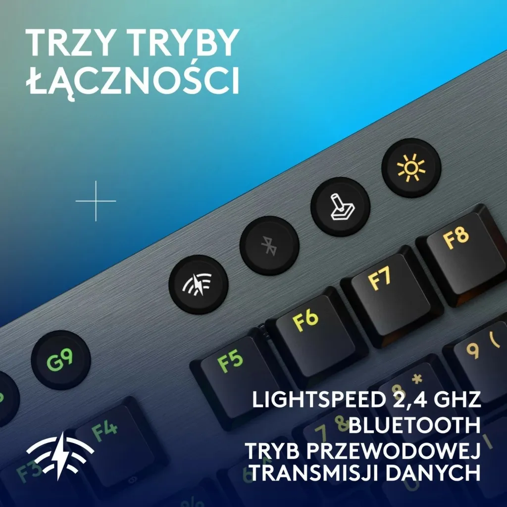 Tastierë gaming Logitech G915 X GL, RGB, e zezë - 4