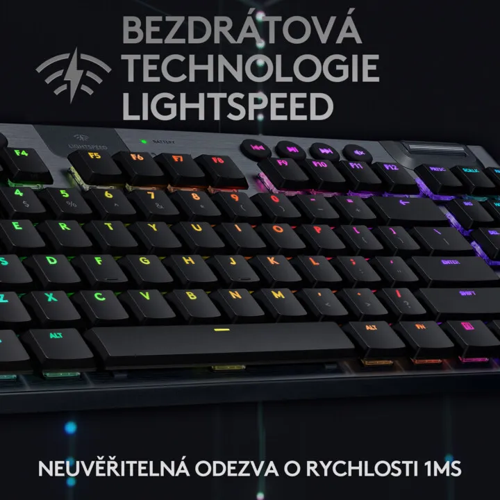 Tastierë Logitech G915 TKL Lightspeed, GL Linear, US, e zezë - 5