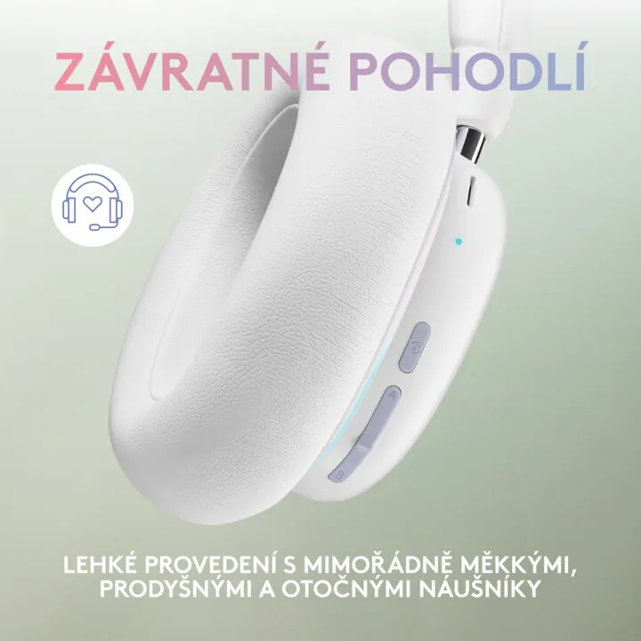 Kufje Logitech G735, të bardha - 3