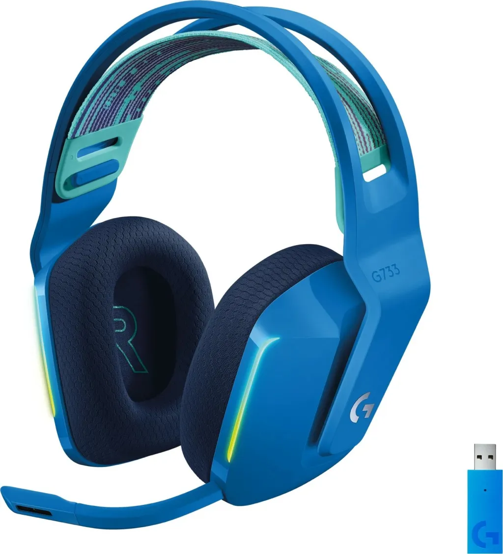 Kufje Logitech G733 Lightspeed, të kaltra - 1