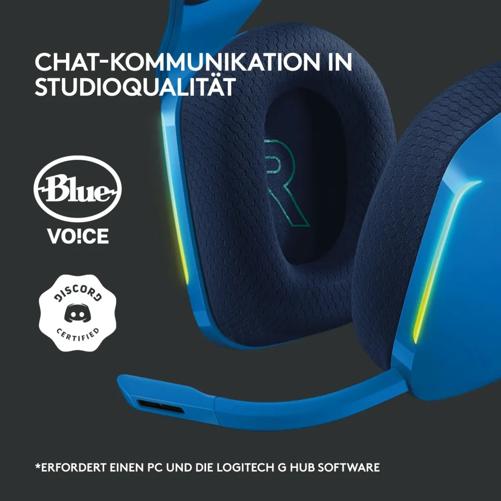 Kufje Logitech G733 Lightspeed, të kaltra - 7