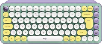 Tastierë Logitech POP Keys Fresh Vibes (920-010736), e bardhë/e gjelbër