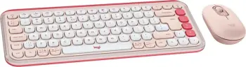 Set tastiere + maus Logitech POP Icon Combo, rozë