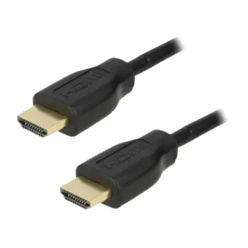 Kabllo Logilink 1.5m, HDMI 1.4, 2x HDMI male, e zezë