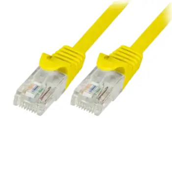 Kabllo Logilink Cat.6 U/U EconLine, 2m, e verdhë