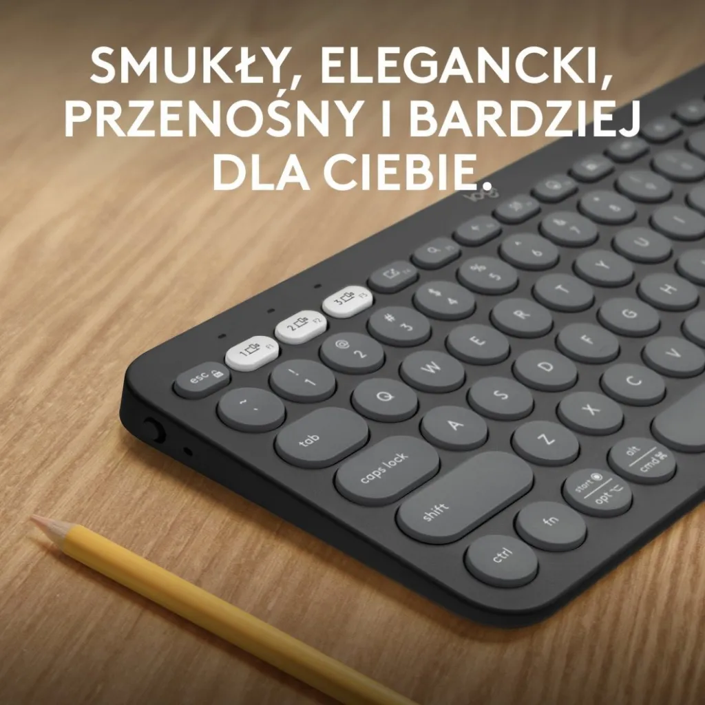 Tastierë Logitech Pebble, wireless, US INTL, grafit - 2