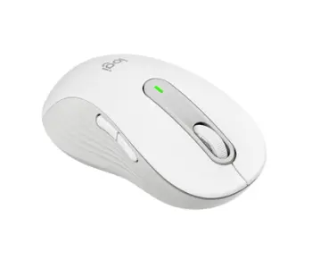 Maus Logitech Signature M650 L, RF Wireless + Bluetooth, i bardhë