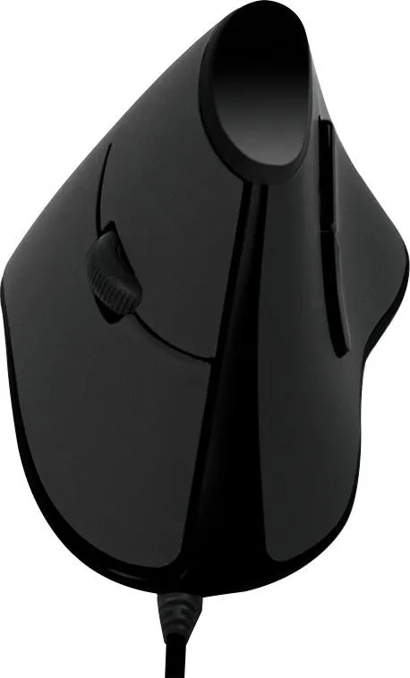 Maus LogiLink Ergonomic, me kabllo, USB, i zi - 3
