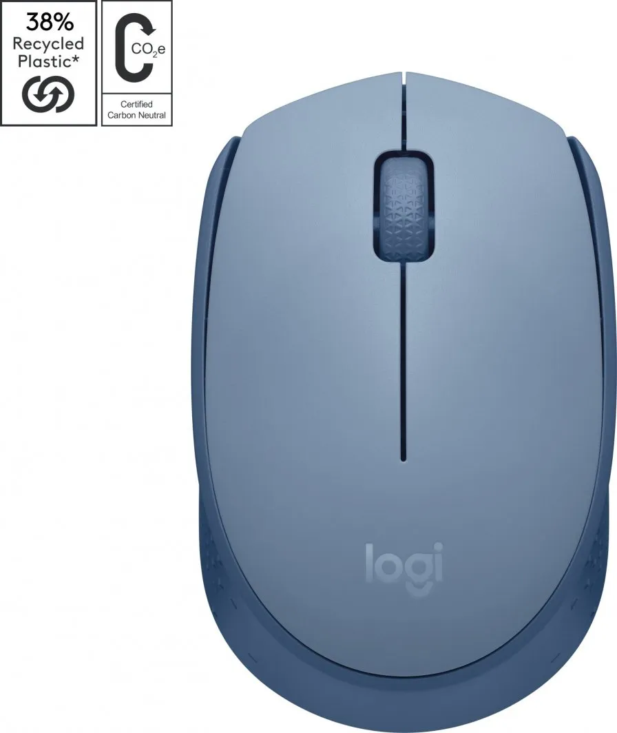 Maus Logitech M171, wireless, USB, i kaltërt - 2