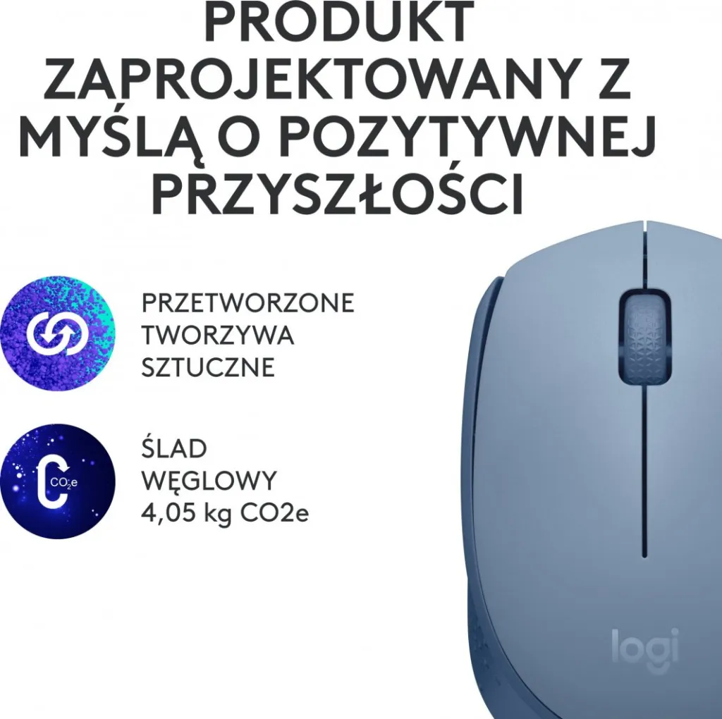 Maus Logitech M171, wireless, USB, i kaltërt - 10