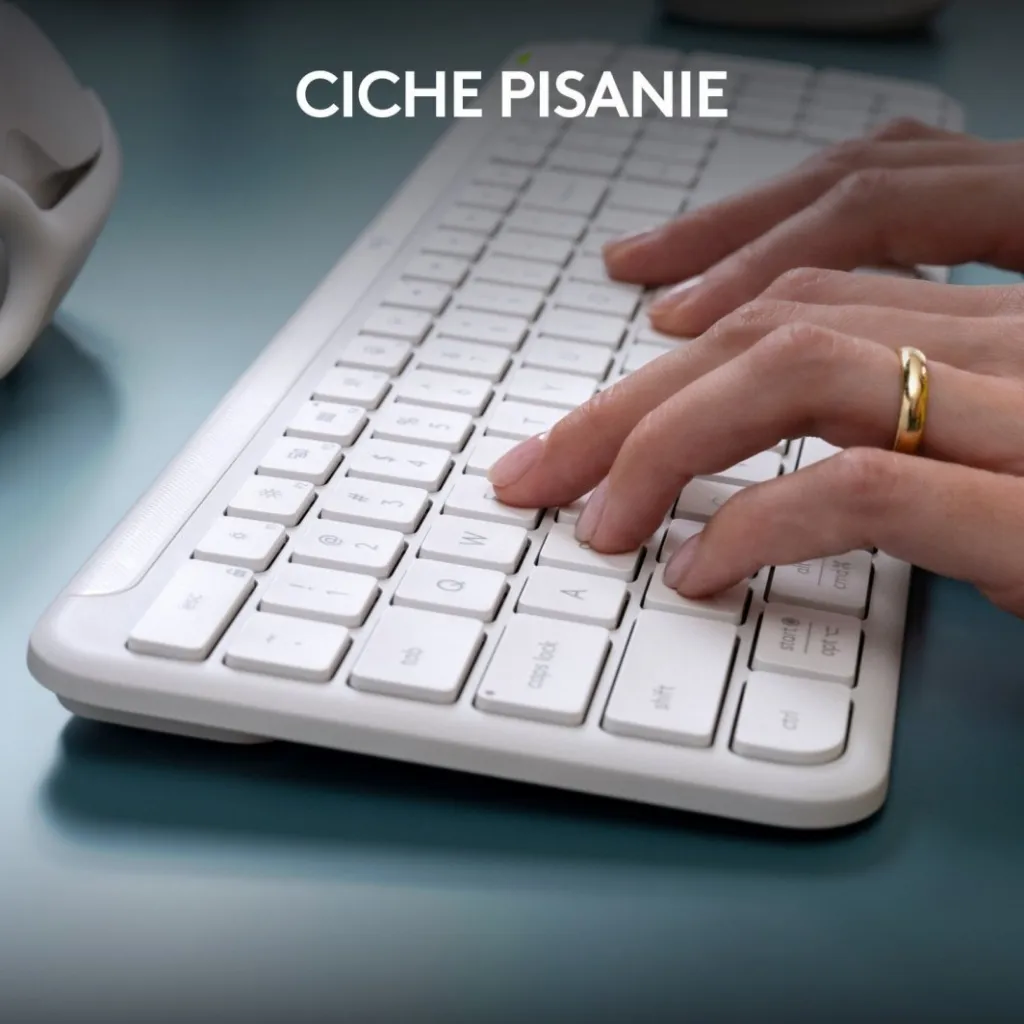 Tastierë Logitech K950, wireless, US INTL, e bardhë - 6