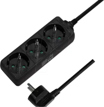 Kabllo vazhduese LogiLink, 3 priza, 1.5m