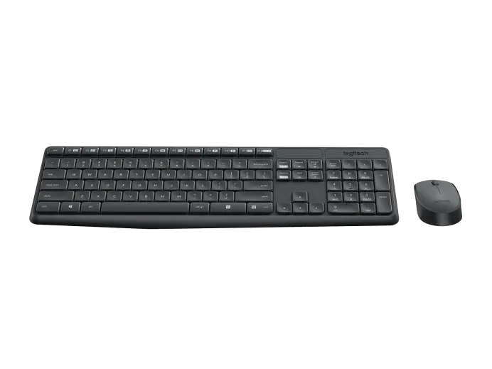 Set tastierë dhe maus Logitech MK235, wireless, i zi - 2