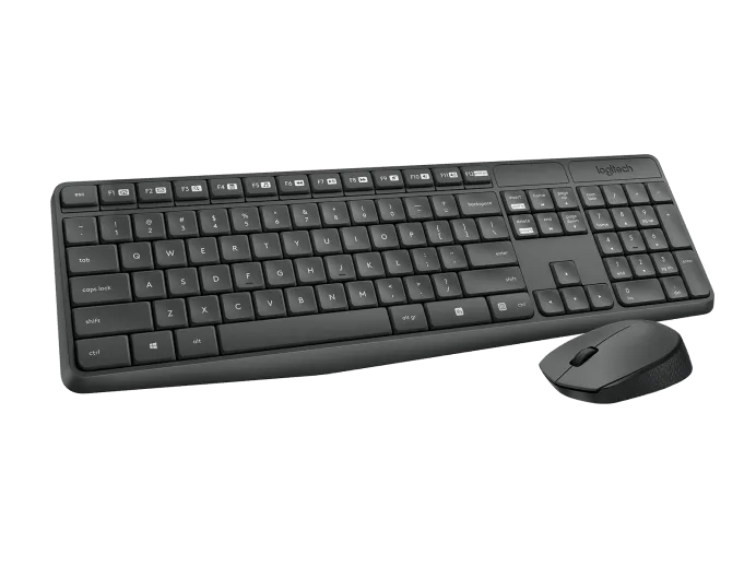Set tastierë dhe maus Logitech MK235, wireless, i zi - 3