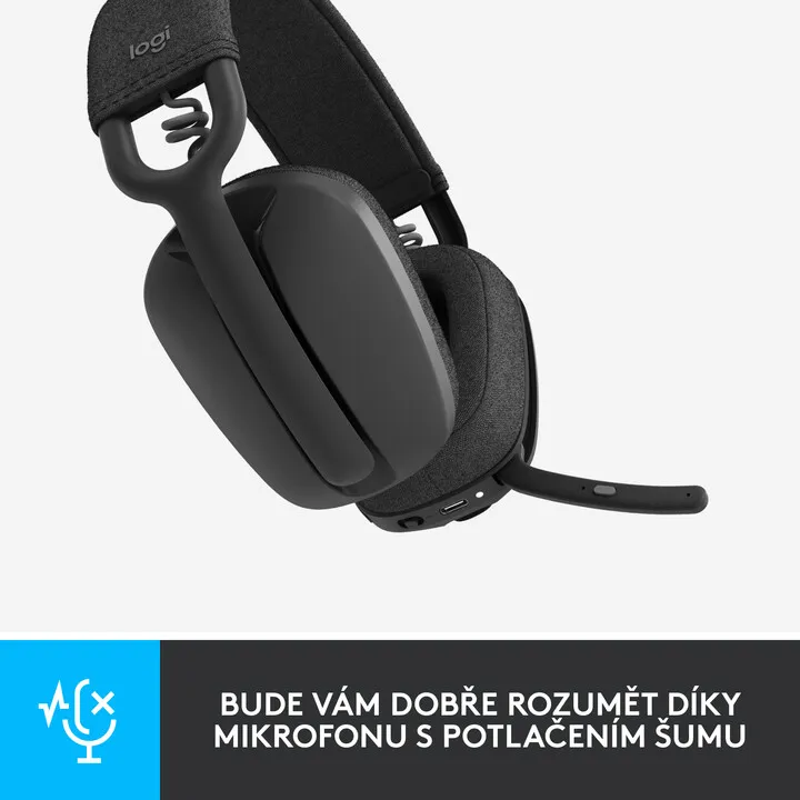 Kufje Logitech Zone Vibe 100, gri - 3
