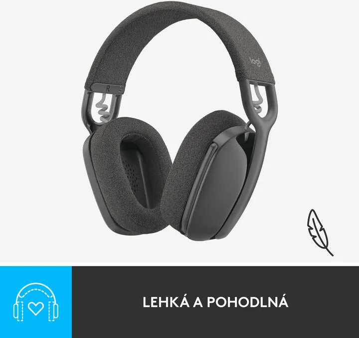 Kufje Logitech Zone Vibe 100, gri - 7