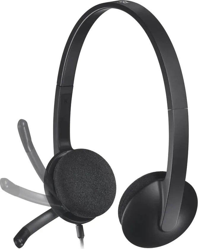 Kufje Logitech H340, MIC, ANC, të kuqe - 13