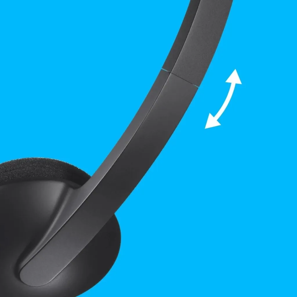Kufje Logitech H340, MIC, ANC, të kuqe - 17
