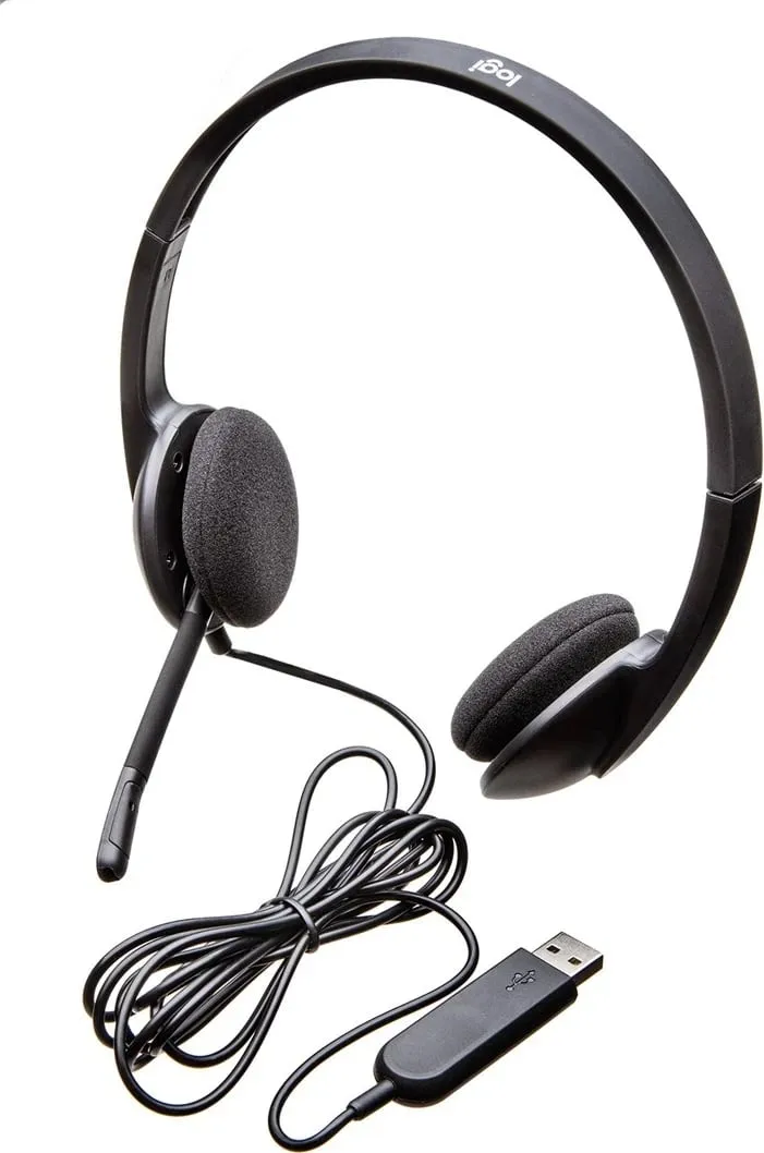 Kufje Logitech H340, MIC, ANC, të kuqe - 4