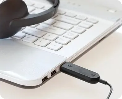 Kufje Logitech H340, MIC, ANC, të kuqe - 5