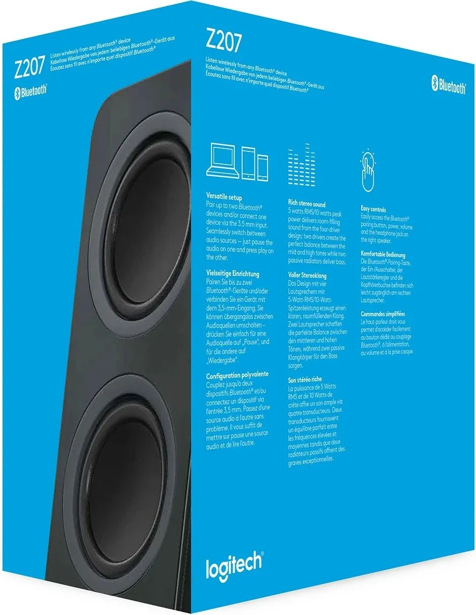 Altoparlantë Logitech Z207, të zi - 8