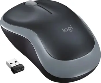 Maus Logitech M185, RF Wireless, i hirtë