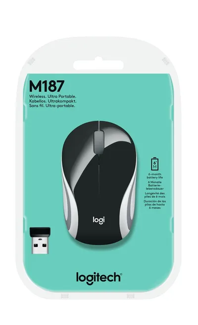 Maus Logitech M187, RF Wireless, i zi - 5