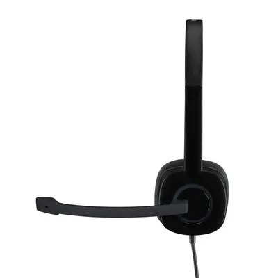 Kufje Logitech H151, me kabllo, të zeza - 3