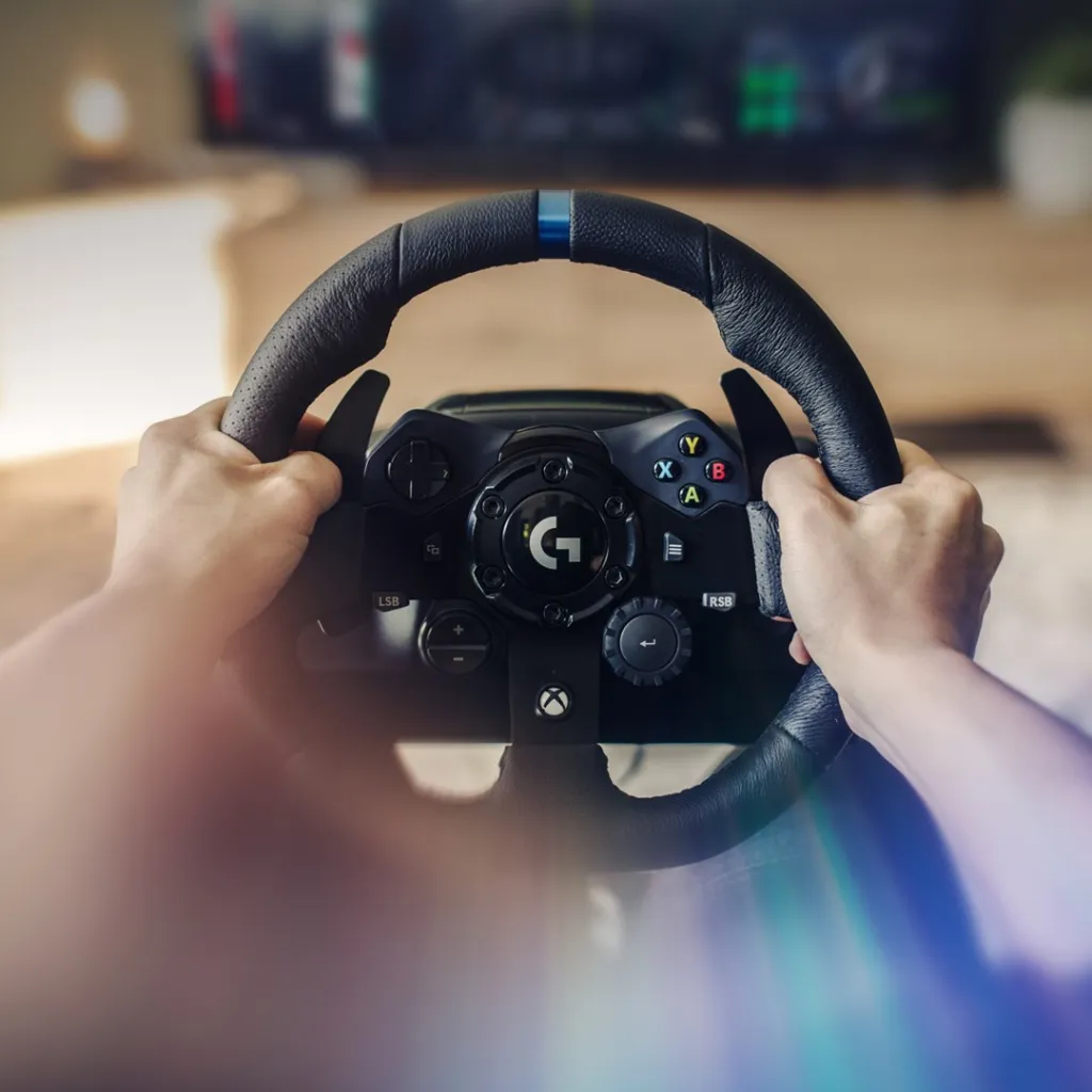 Set timon dhe pedale Logitech G G923 Racing për Xbox X|S, Xbox One & PC - 3